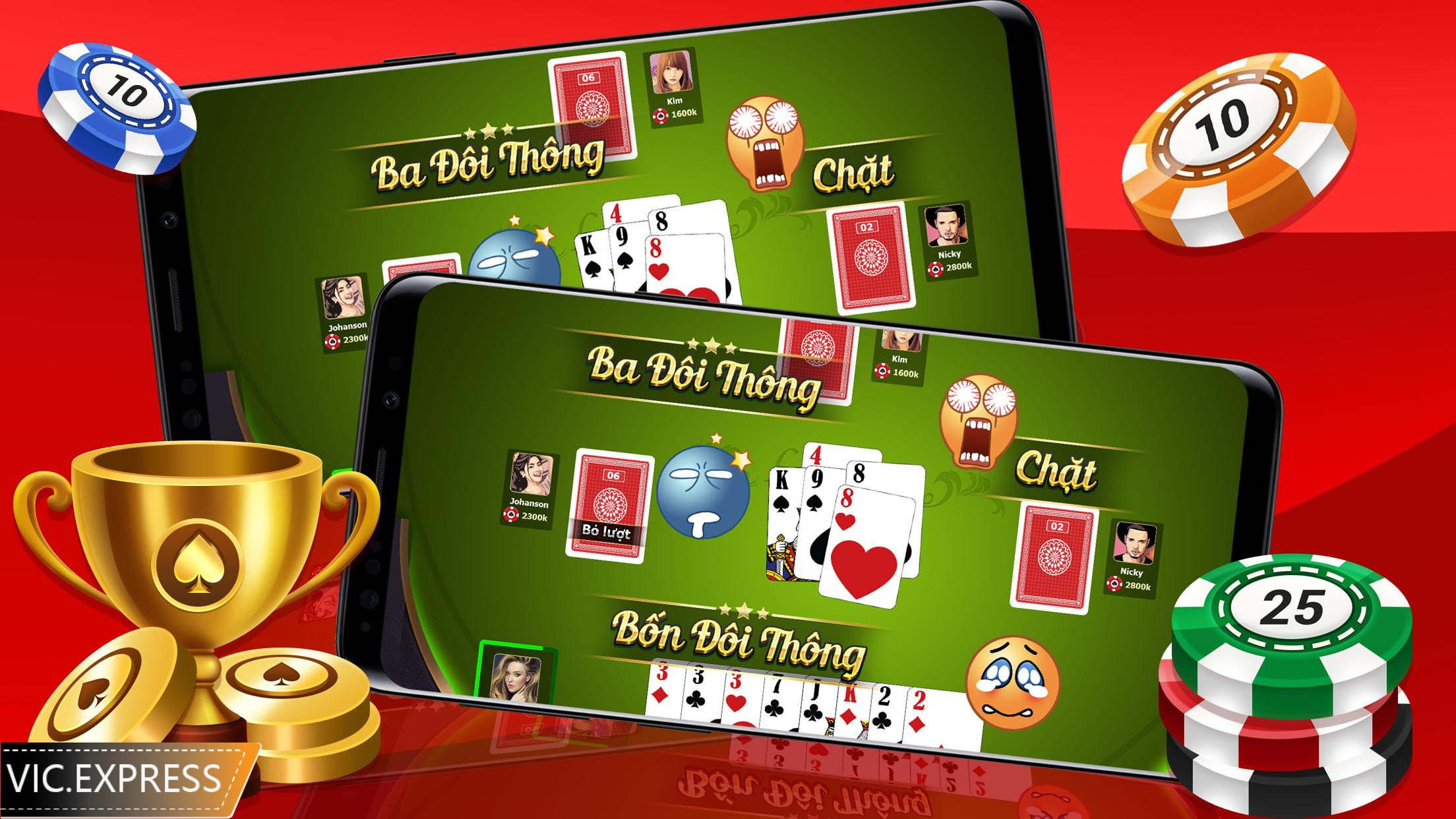 Tiến lên Vic Club là game bài được tìm kiếm nhiều nhất thời gian qua